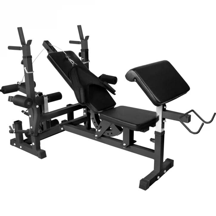 Gorilla Sports Multigym TRIGRIP 100kg - Vektpakke, lats, Multigym