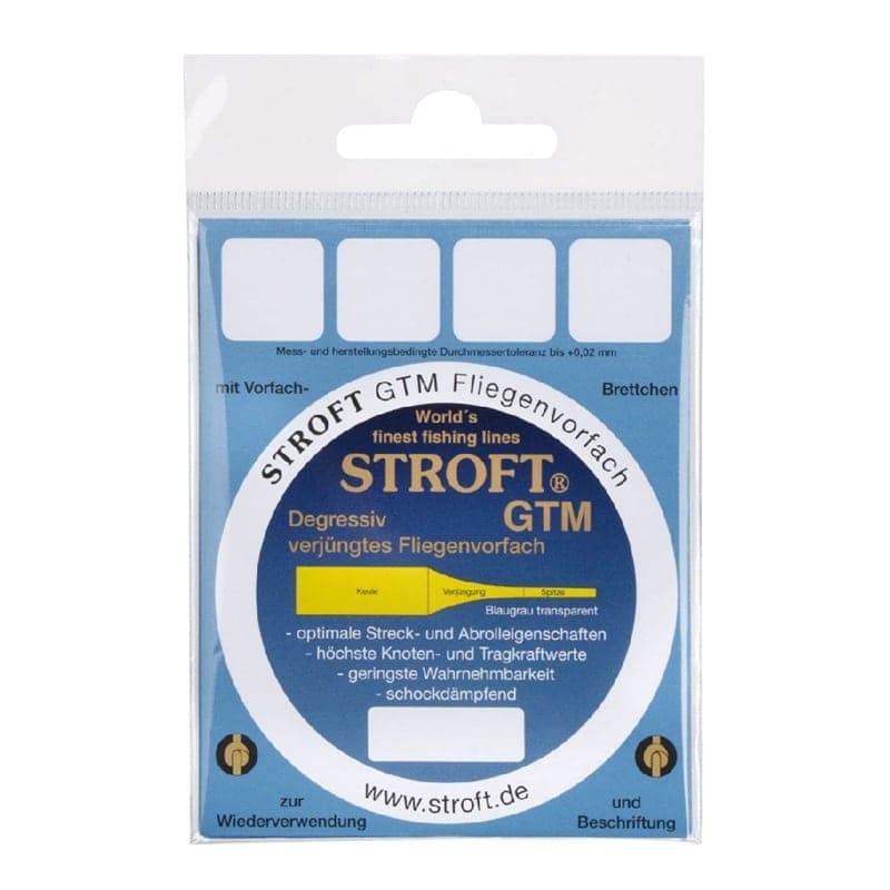 Stroft GTM Fly Leader 9ft 280cm 2X 0,22mm 4,3kg 1pcs