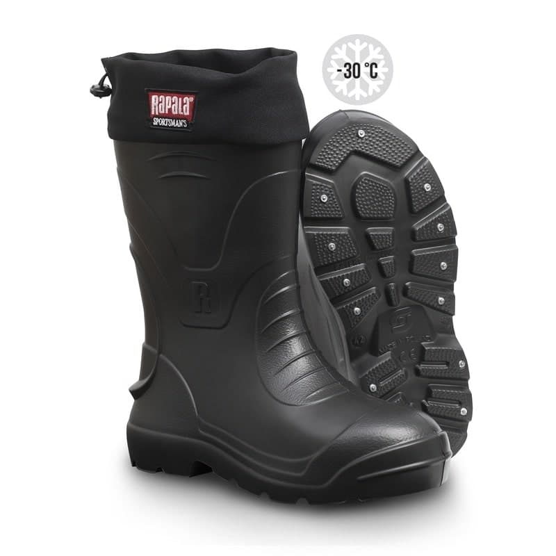 Rapala Sportsman Spiked Ice Fishing Boots Short Size 42 (-30°C)
