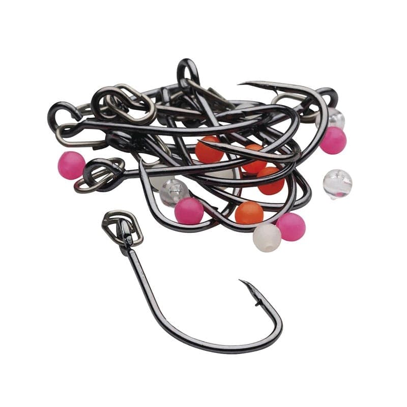 Kinetic Inline Single Hook Kit #3/0 Black Nickel 10pcs