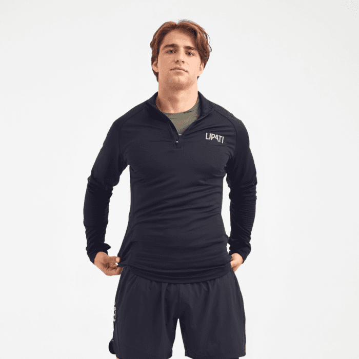 Lipati Moderate Half Zip Long Sleeve L
