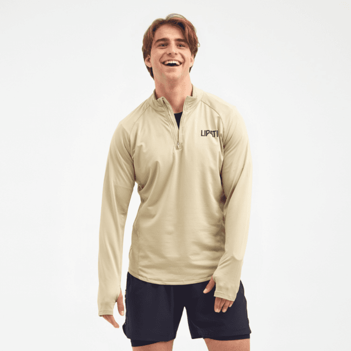 Lipati Moderate Half Zip Long Sleeve XXL